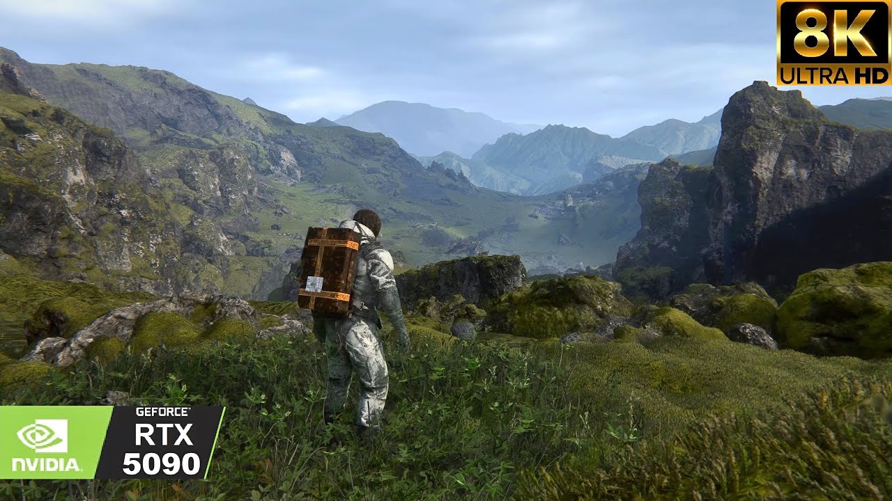 [8K] DEATH STRANDING: Remastered with RAY TRACING | Complete RT | RTX 5090 | Ultra Modded Graphics