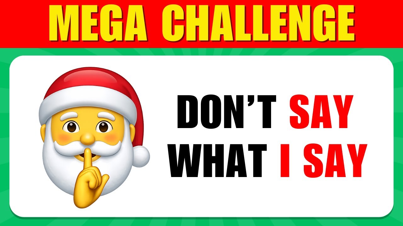 🤔❌ Avoid Saying The Same Thing As Me 🎅 CHRISTMAS EDITION