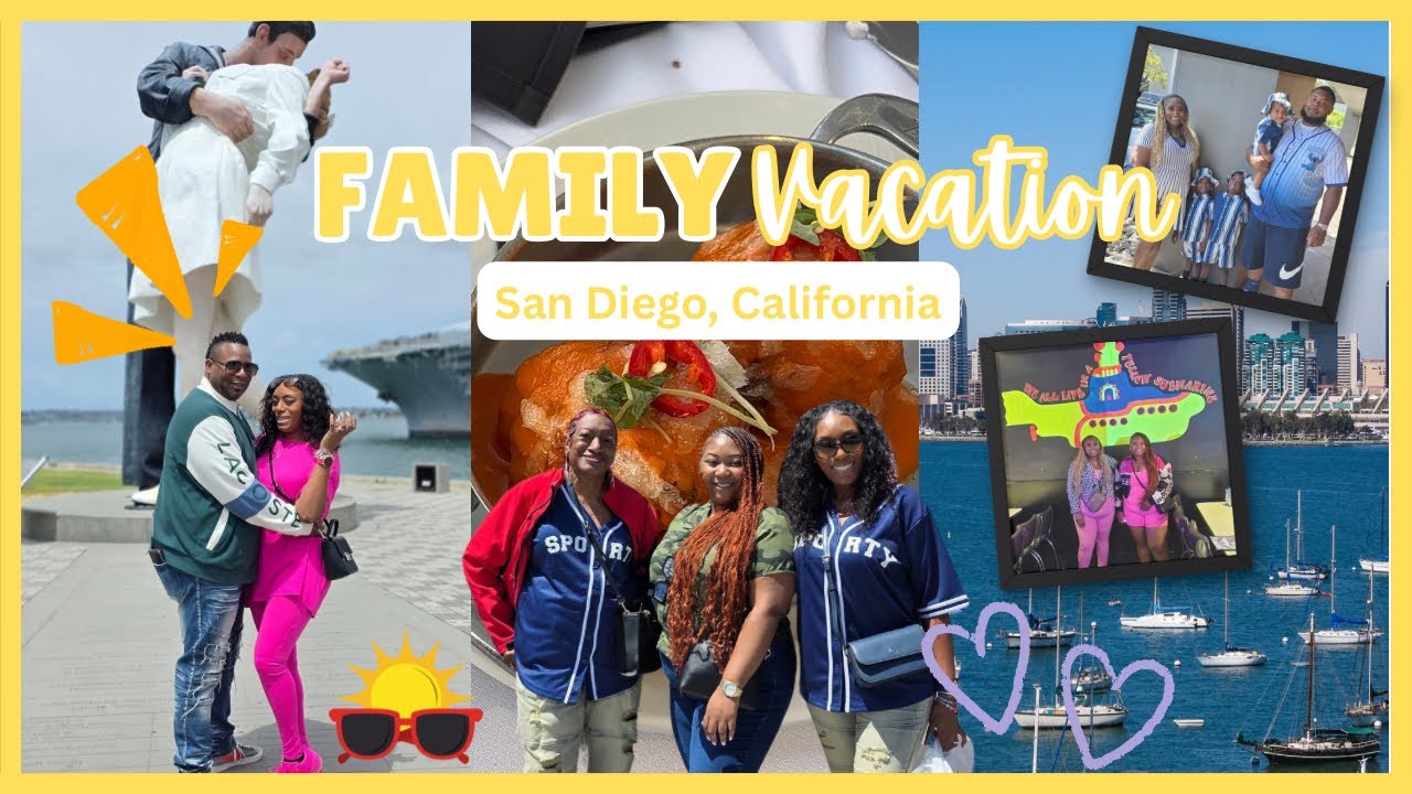 FAMILY VACATION: SAN DIEGO, CA ☀️🌊 | BELMONT PARK, CORVETTE DINER, TUNA HARBOR PARK +MORE ♡
