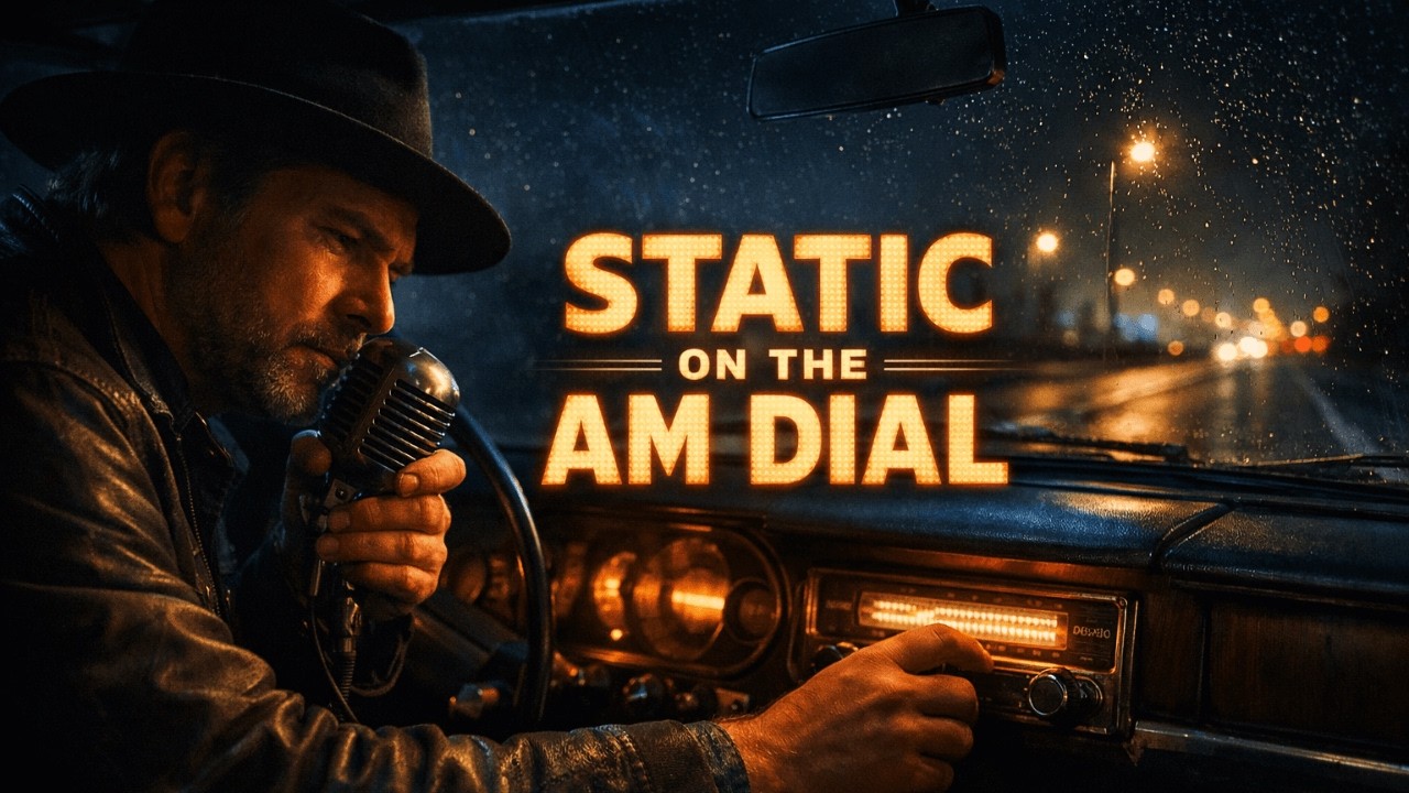 Static On The AM Dial | Vintage Radio Blues Rock Anthem | Roadfire Rock Original