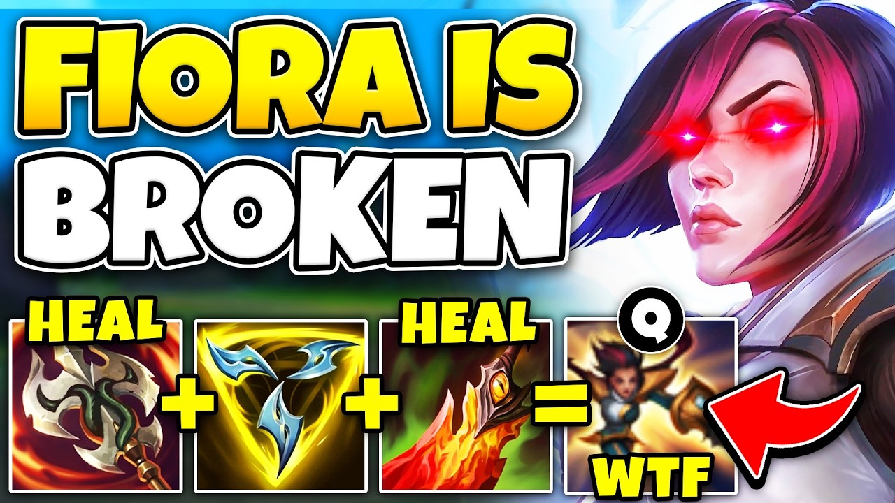 THIS IS WHY FIORA IS THE #1 LOW ELO TOP LANER! (YOU CAN LITERALLY 1V5 THEM)