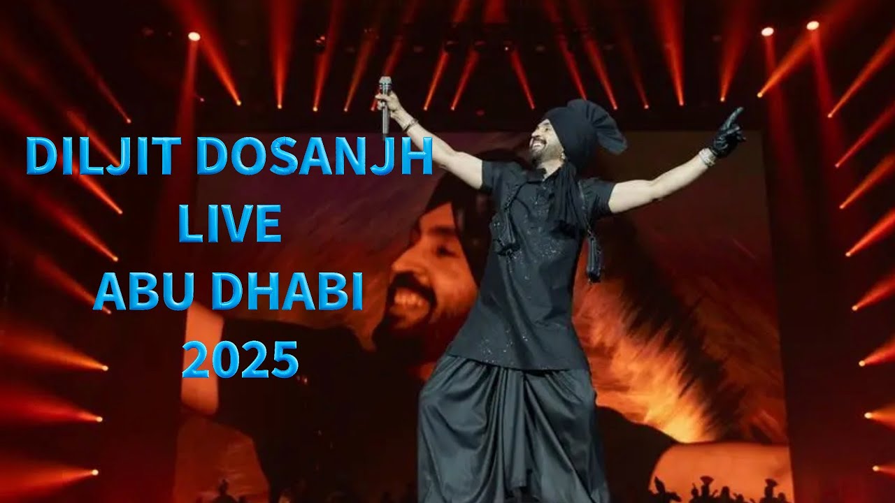Diljit Dosanjh | Kufar | Khuda Gawah Live | Diluminati Tour Diluminati Tour | Abu Dhabi | LIVE 2025