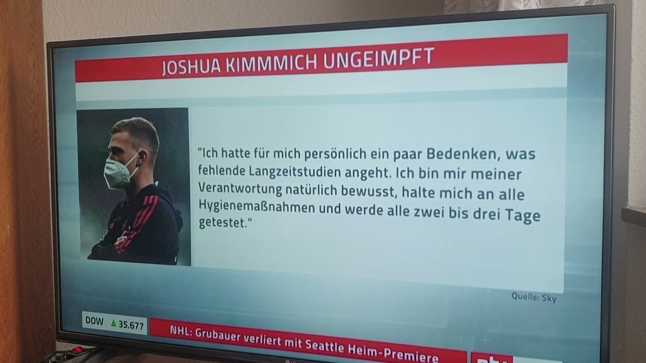 Kimmich über die Wichtigkeit der Impfungen