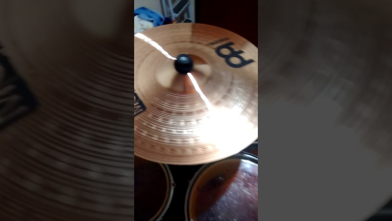 Testando pratos MEINL MCS