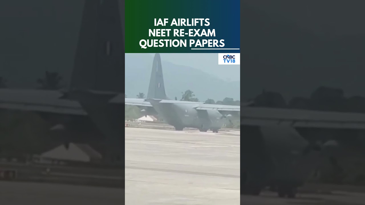 NEET Re-Exam Question Papers Airlifted By IAF Under Tight Security In Tamil Nadu | NTA | N18S
