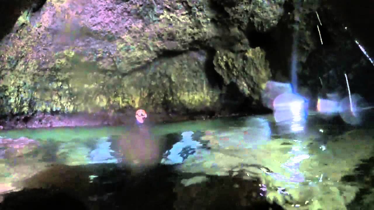 Snorkeling in Caves at Maeda Point Okinawa Japan