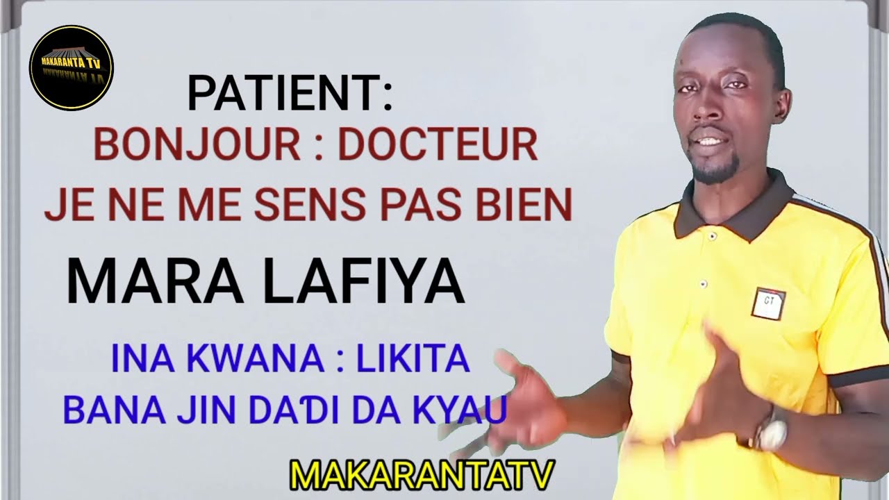 DIALOGUE ENTRE MÉDECIN ET PATIENT KOYON FRANÇAIS
