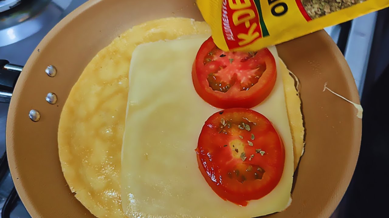 Chega de pão! Essa crepioca rápida vai virar seu novo café da manhã favorito - Crepioca com Queijo
