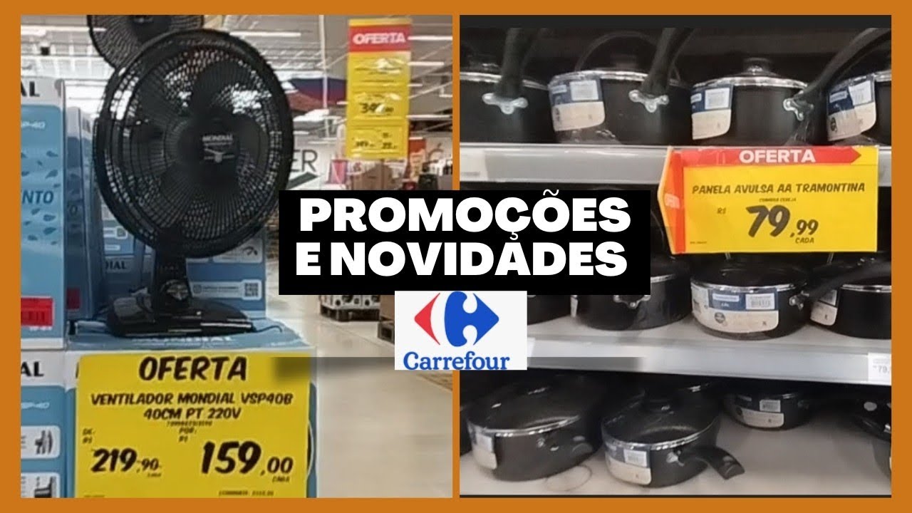Promoção Carrefour Eletros decorações toalhas