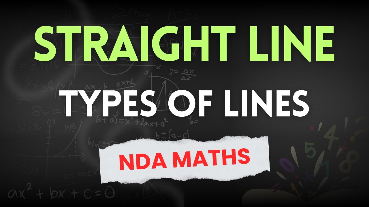 Straight Line | Part - I | NDA | MATHS