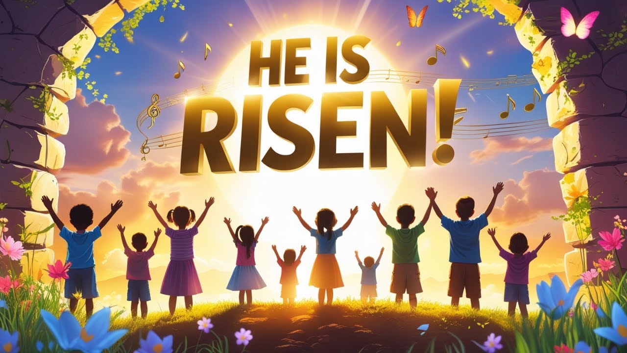 He Is Risen! ✝️ Top Easter Worship Songs 2025 | Hallelujah, Resurrection Praise & Gospel Kids Songs