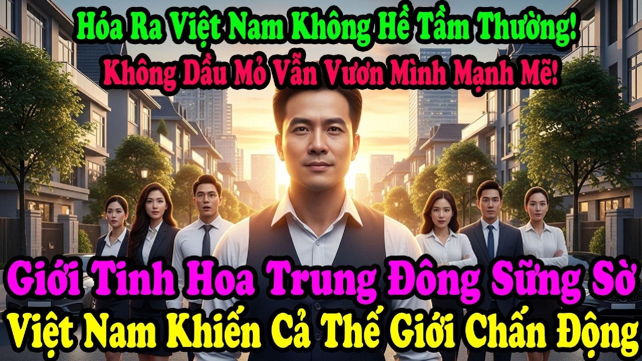 “KHÔNG DẦU MỎ VẪN GIÀU MẠNH? GIỚI TINH HOA TRUNG ĐÔNG SỮNG SỜ SAU CHUYẾN ĐI VIỆT NAM!”