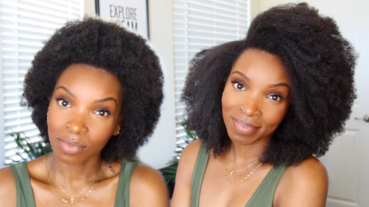 HOW TO QUICKLY STRETCH YOUR AFRO IN LESS THAN 5 MINUTES | 4C HAIR
