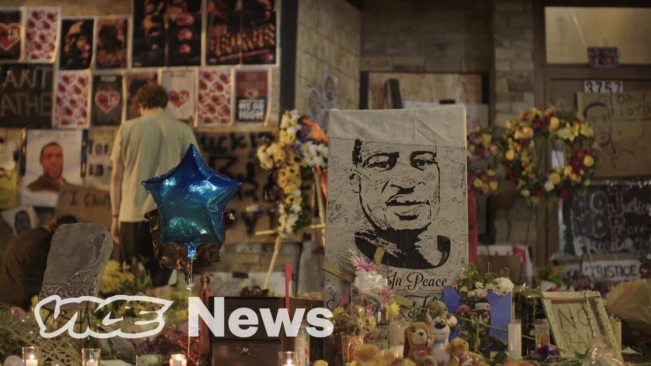 This George Floyd Memorial Has Become a Haven for Minneapolis Protesters