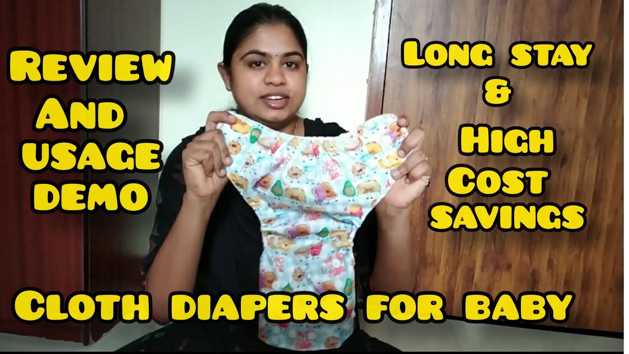 Cloth DIAPERS for babies | Review and Demo | Reusable | Best Baby Diaper Nappy | High Cost Savings