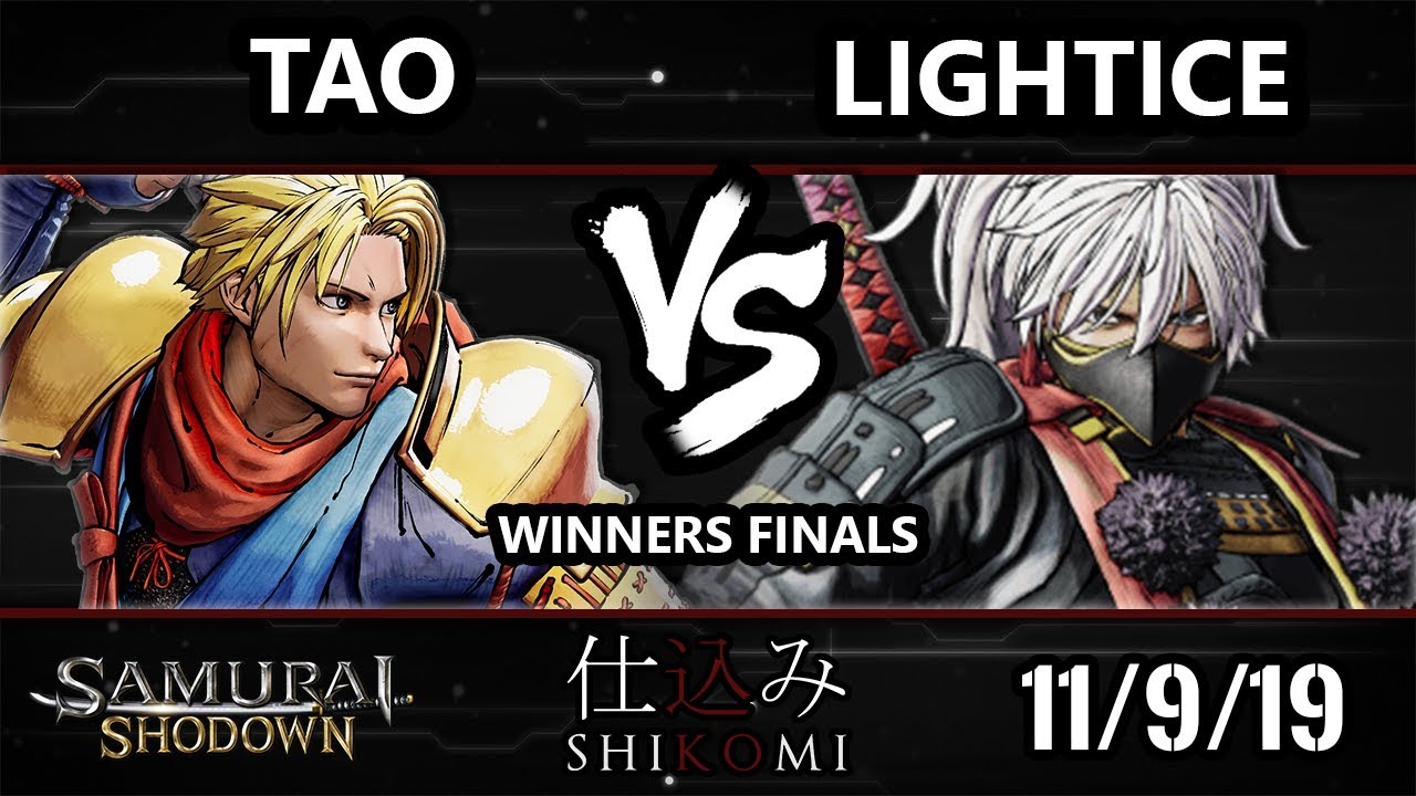 Shikomi SamSho - Tao (Galford) Vs. Lightice (Yashamari) Samurai Shodown Winners Finals