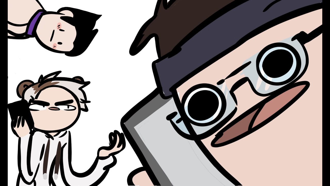 Llamada en Karmaland - Rubius, Mangel y Alexby | Animatic