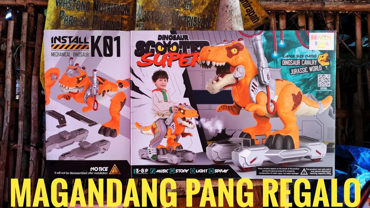 K01 Dinosaur Scooter Super Magandang pang Regalo
