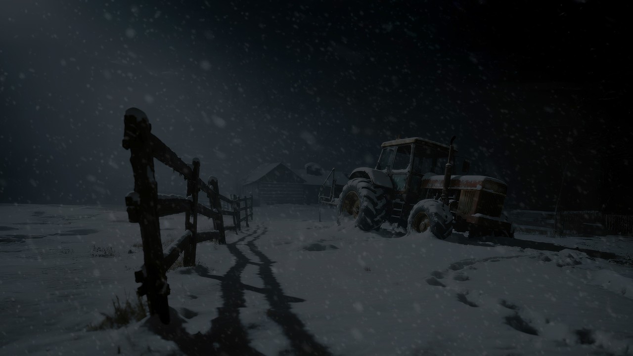 THE FROZEN FENCELINE | Relax to Deep & Textured Howling Wind & Blowing Snow Ambience | 10 Hours |