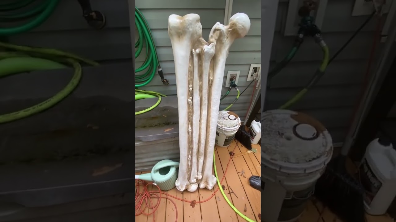 Halloween At Home Skeleton Bench Decoration Review!