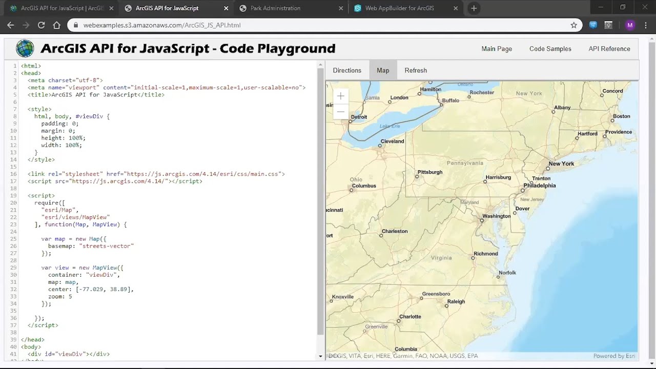 ArcGIS API for JavaScript