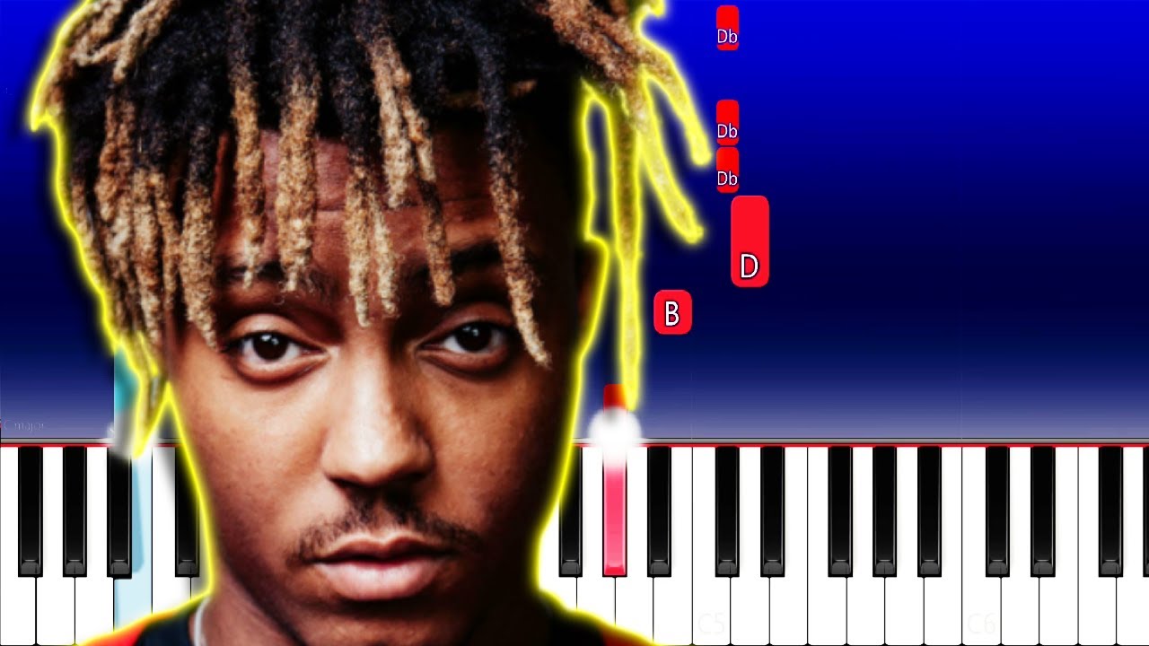 Juice WRLD - Wishing Well (Piano Tutorial)