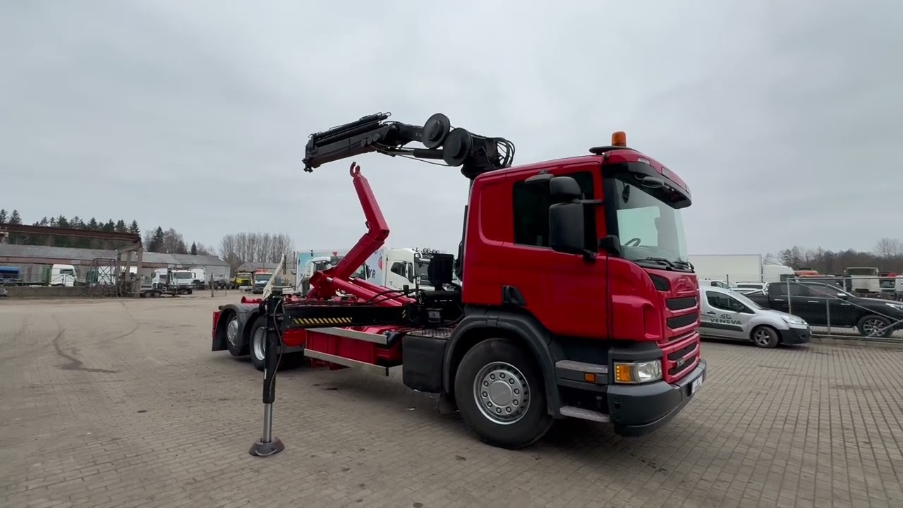 Scania P320 + HIAB 144 E-4 HIPRO + HIAB 20T HOOKLIFT