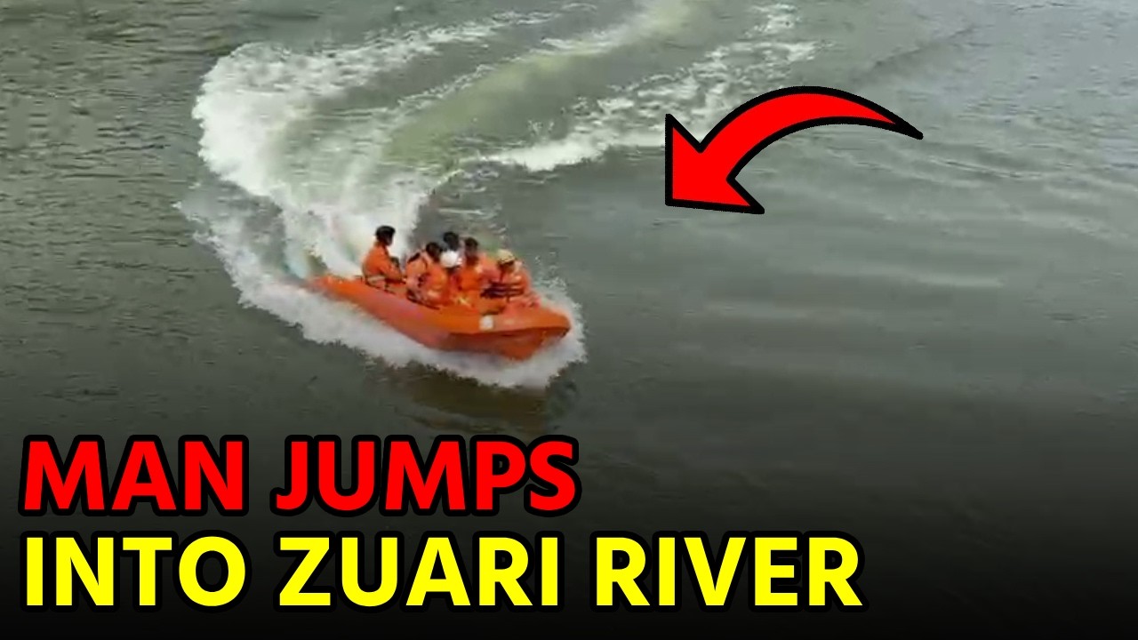 Man Missing After Jumping into Zuari River at Sanvordem||GOA365 TV