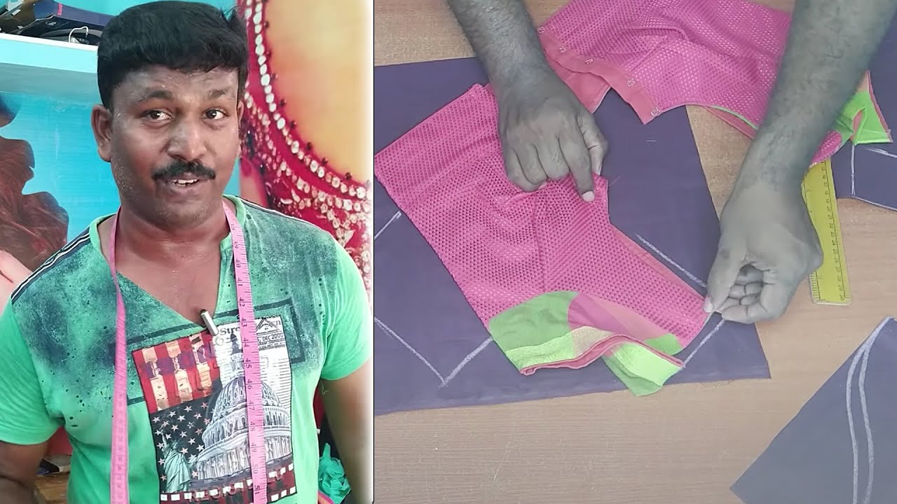 Simple & Easy Blouse Cutting using Old Blouse | Alavu Blouse vaithu Cutting | Tailor Bro