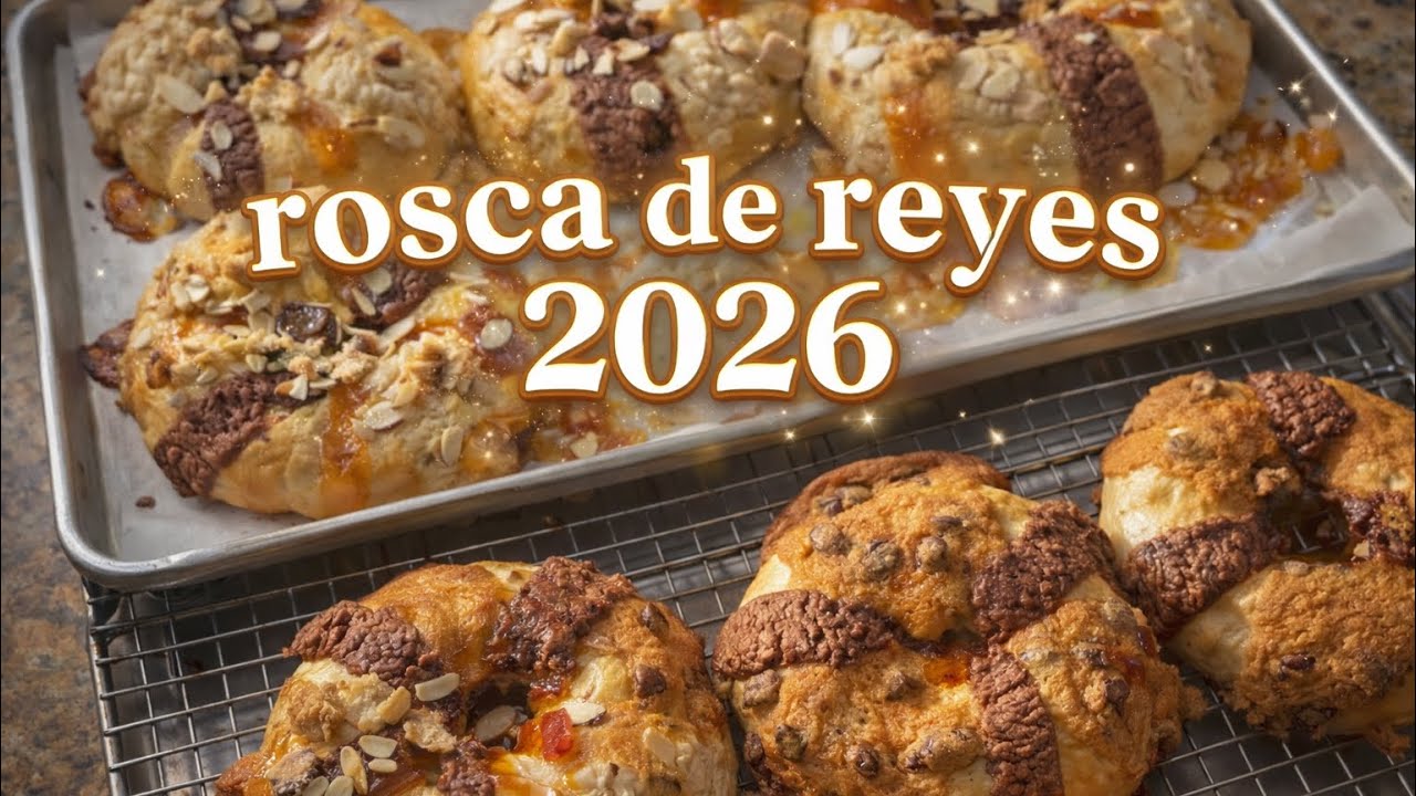 Así fue hacer mis Roscas de Reyes 2026 🤍 rellenas y súper esponjosas