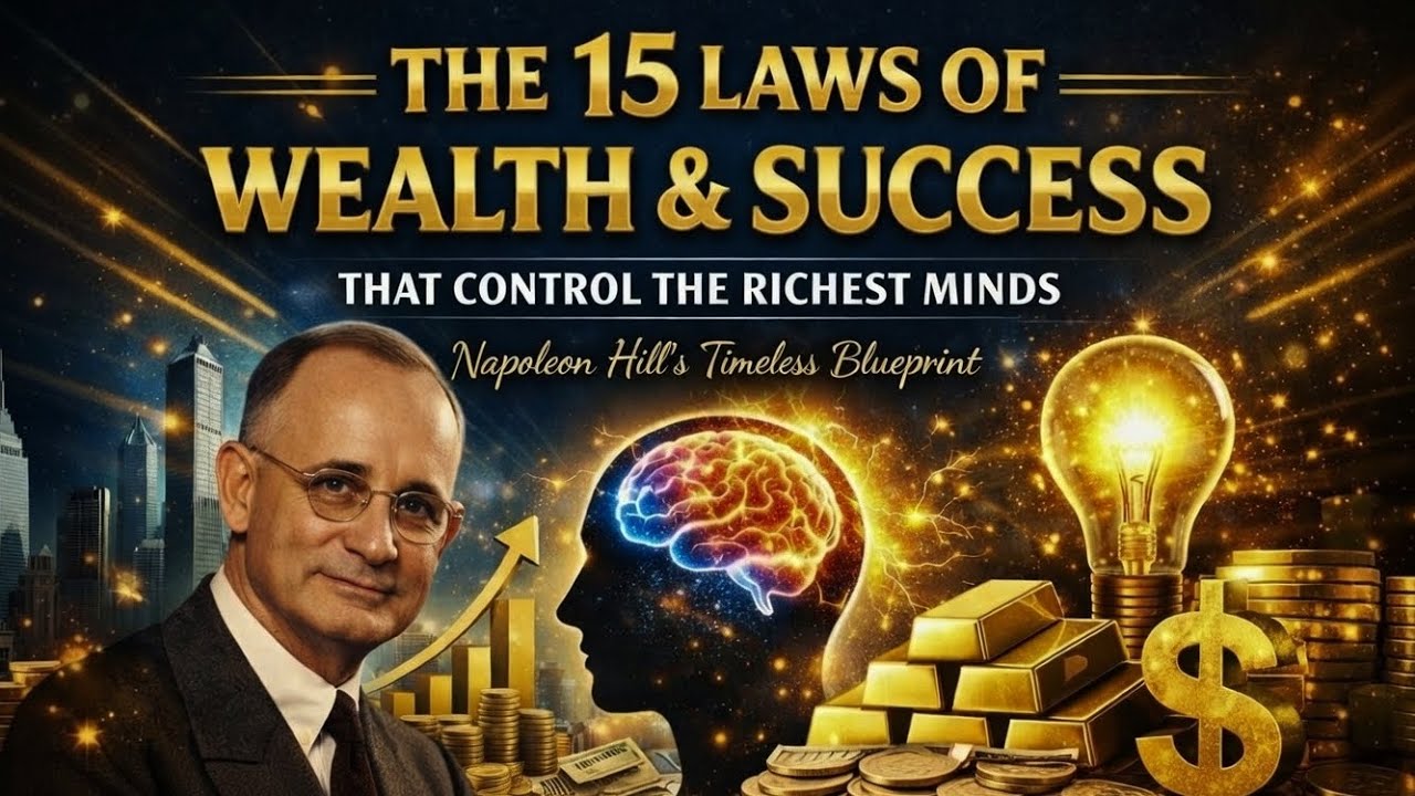 THE 15 LAWS OF WEALTH & SUCCESS THAT CONTROL THE RICHEST MINDS | Napoleon Hill’s Timeless Blueprint