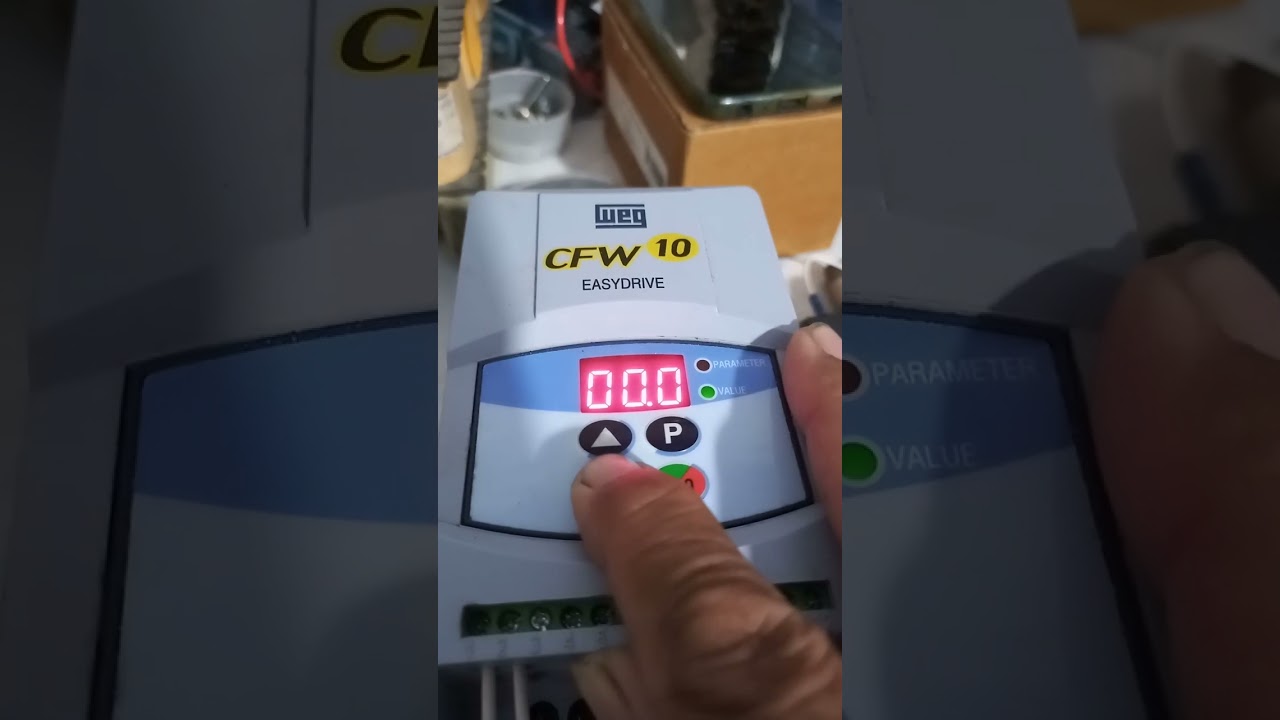 Parametrizando CFW10 3 fios.