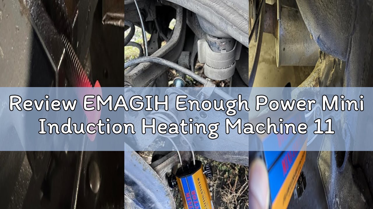 Review EMAGIH Enough Power Mini Induction Heating Machine 110V 1000W 10 Coil Kits Auto Use Bolt Remo