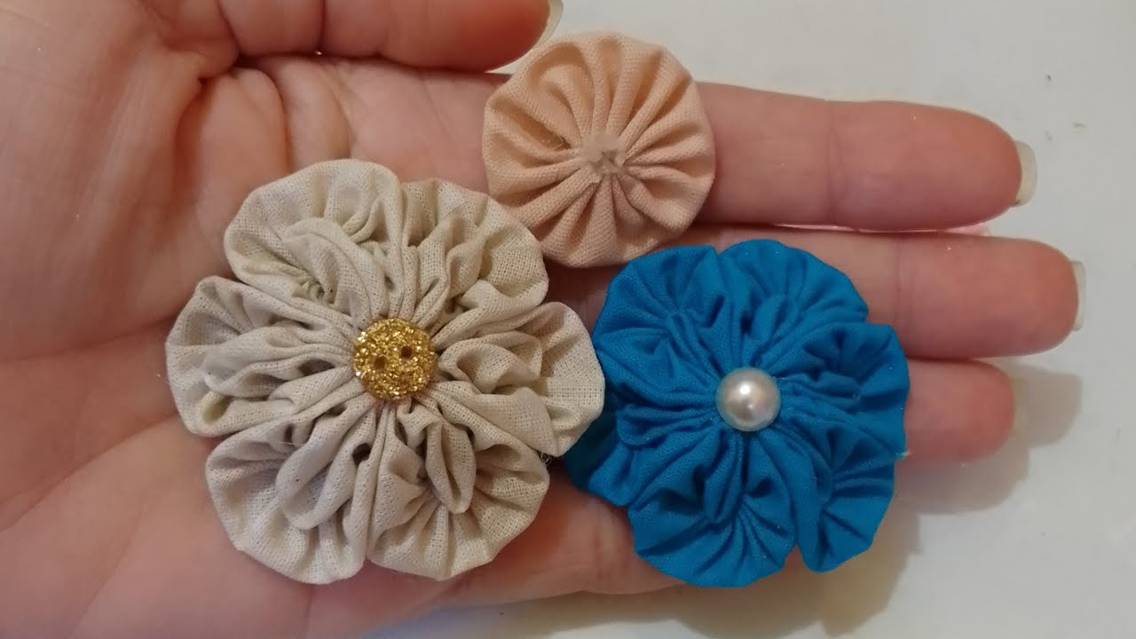 flor de fuxico larissa diferente #como aproveitar retalhos