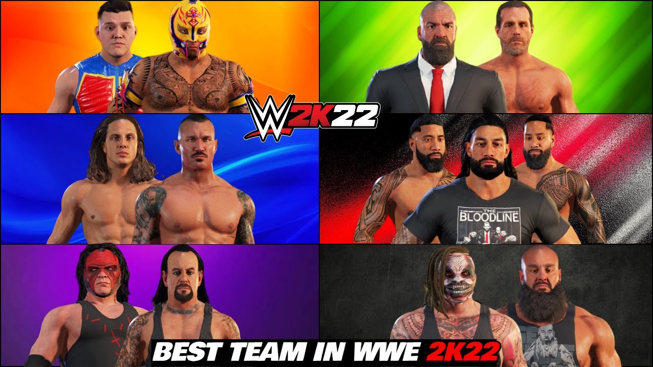 WWE 2K22 Best Team Gameplay #1