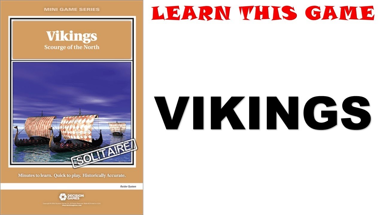 How To Play: VIKINGS by Decision Games