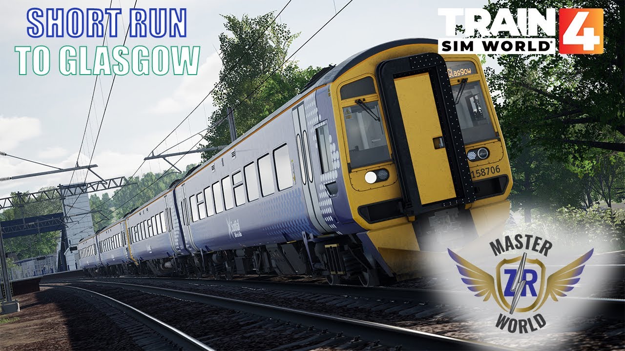 Destination: Glasgow! | ScotRail Express | Class 158 | Train Sim World 4
