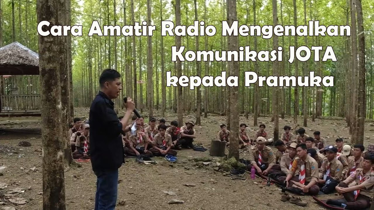 Cara Amatir Radio Mengenalkan Komunikasi JOTA kepada Pramuka