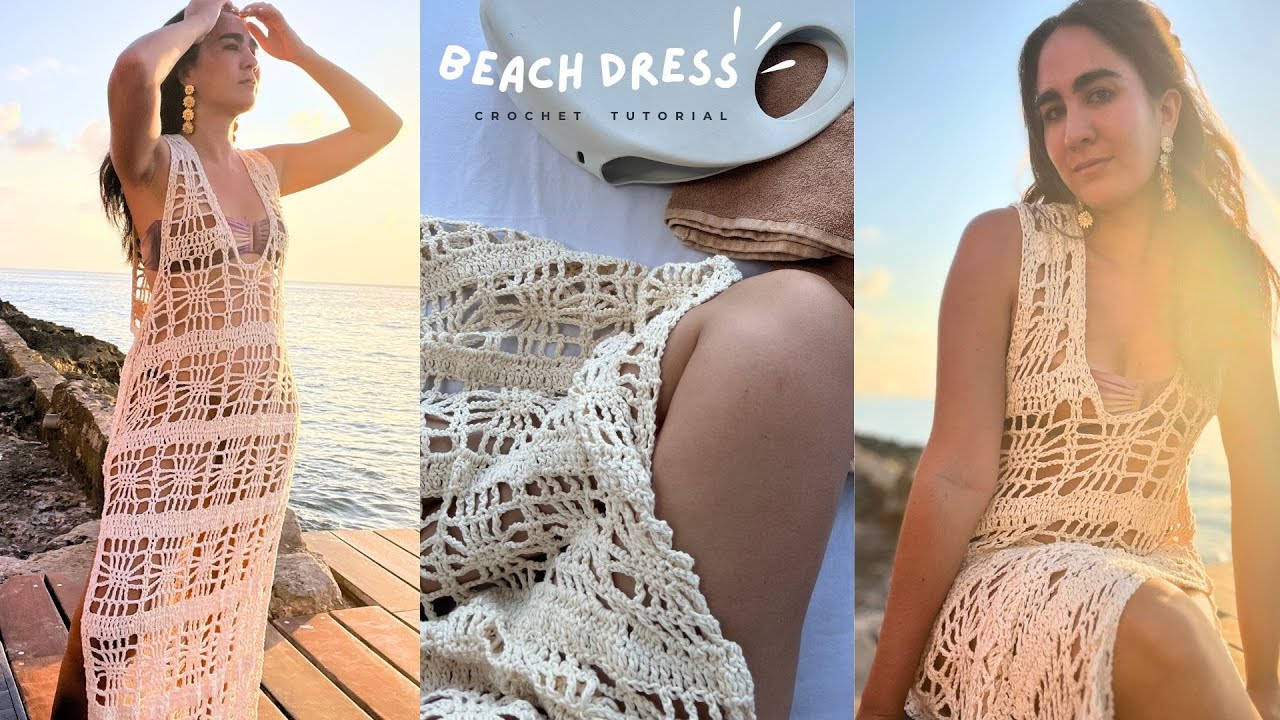 Vestido de playa CROCHET TUTORIAL