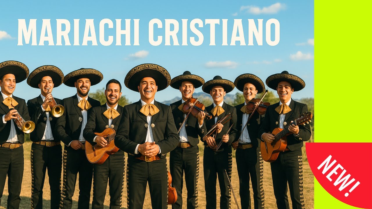 🎺🔥 Dios Está Aquí y Más Temas Cristianos en Versión Mariachi | Alientto Musical ✝️🎶