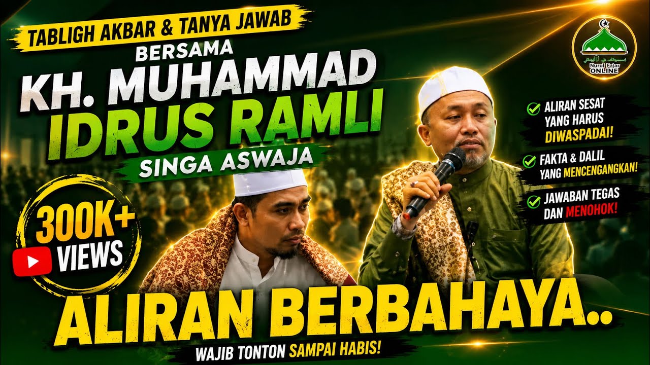WAHABI ALIRAN BERBAHAYA || TANYA JAWAB BERSAMA KIYAI IDRUS RAMLI..