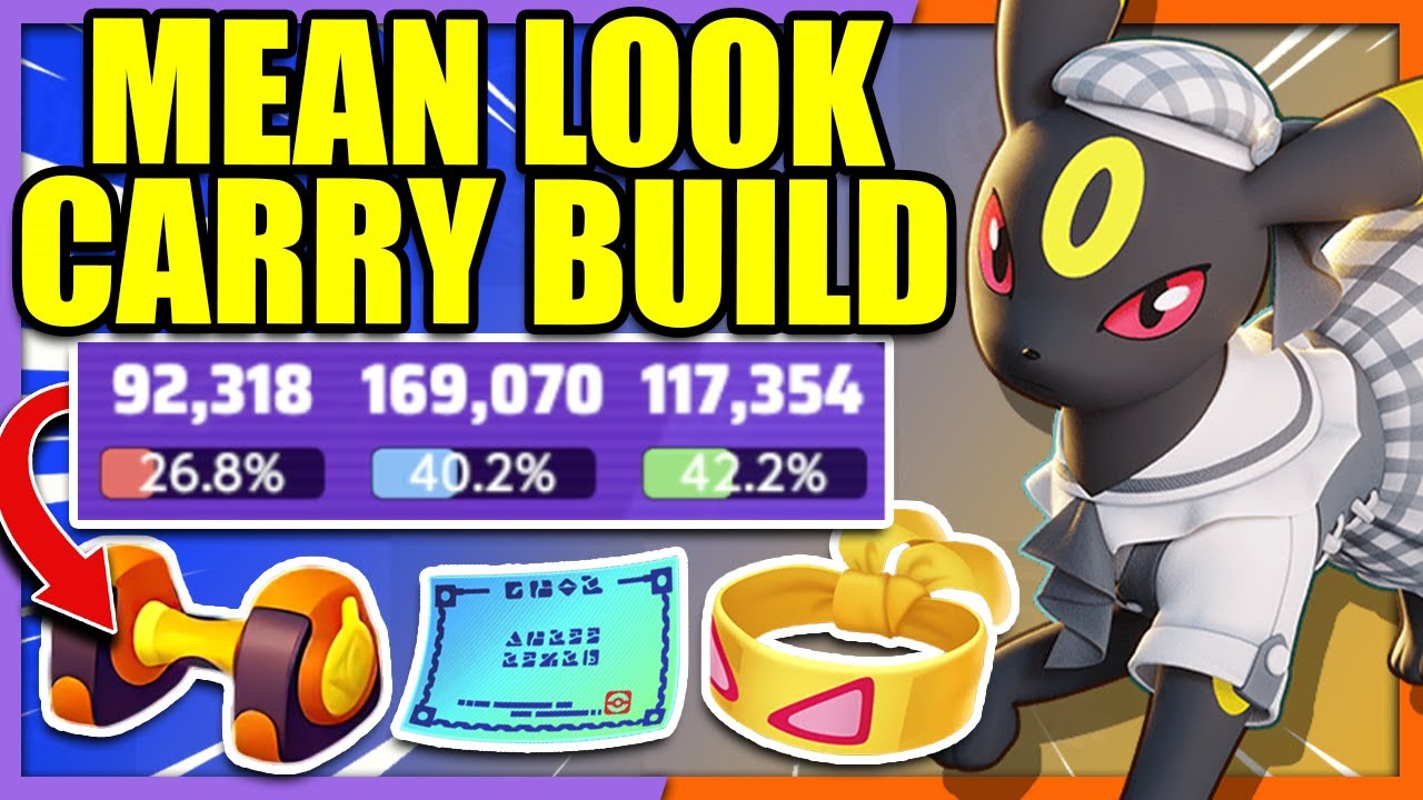 MEAN LOOK UMBREON but we are the MAIN CARRY | Pokemon Unite