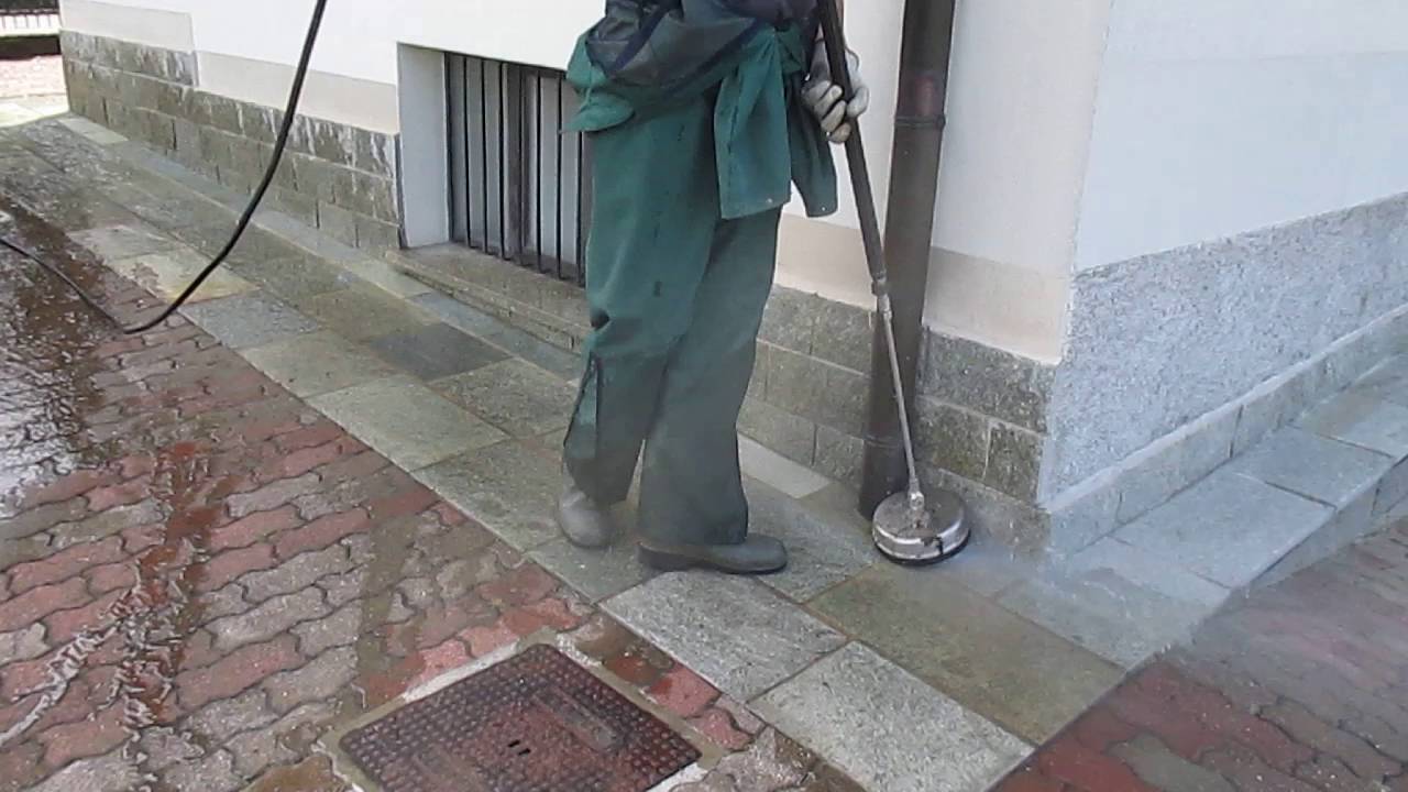Pulizia cortile autobloccanti / betonelle, che fare? 1
