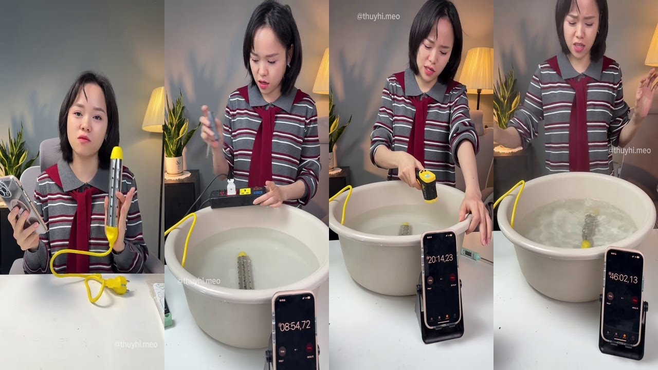 REVIEW THANH SỤC ĐUN NƯỚC NÓNG CẦM TAY TIỆN LỢI