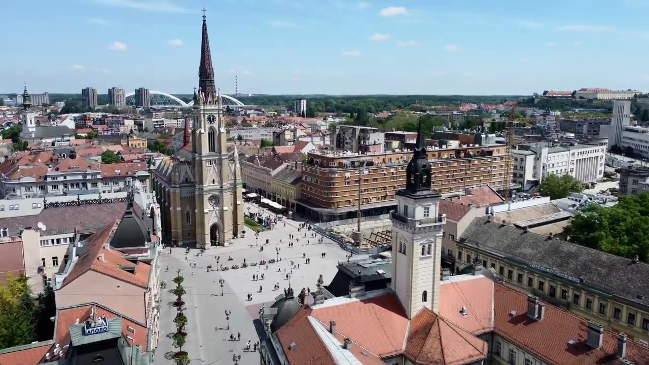 🇷🇸 Novi Sad Drone Tour 4K 🌇 | Stunning Aerial View of Serbia&rsquo;s Hidden Gem ✨