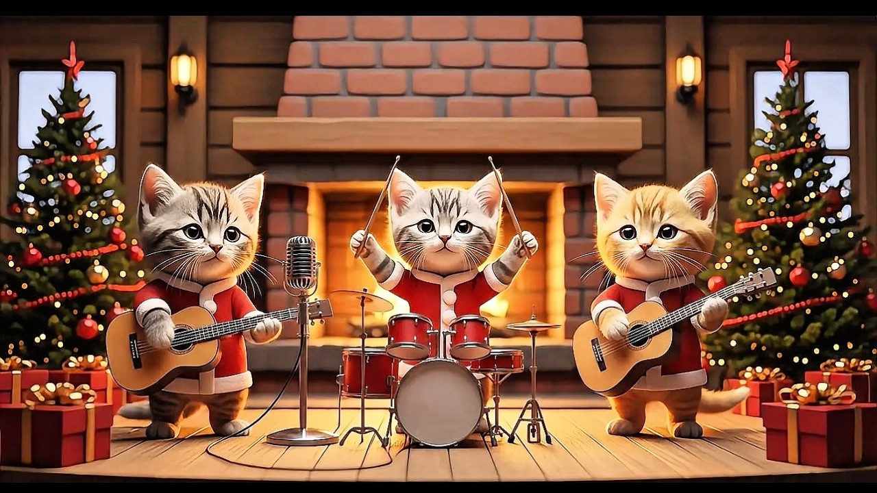 A music video about Christmas from kittens|Ginger’s Diary Meow