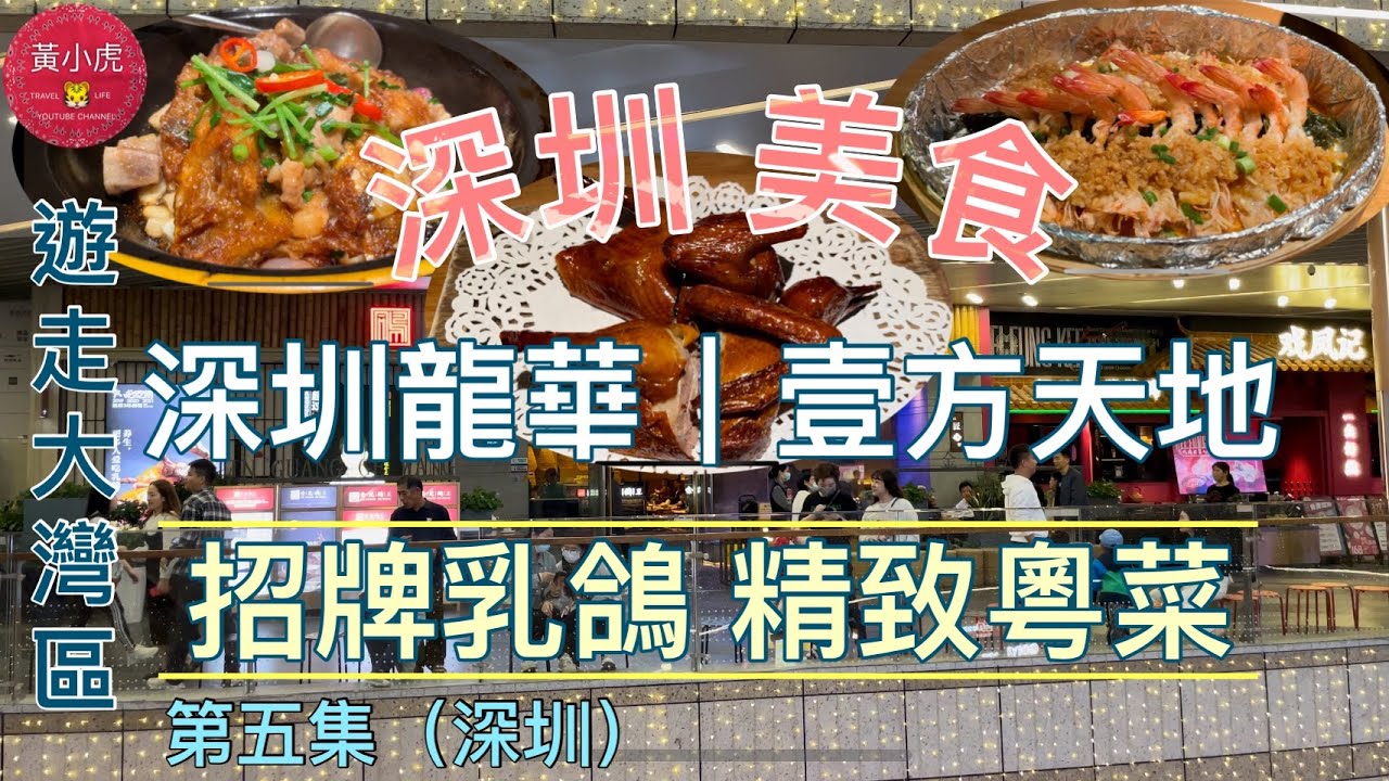 遊走大灣區｜第五集｜龍華壹方天地｜招牌乳鴿精致粵菜｜深圳美食