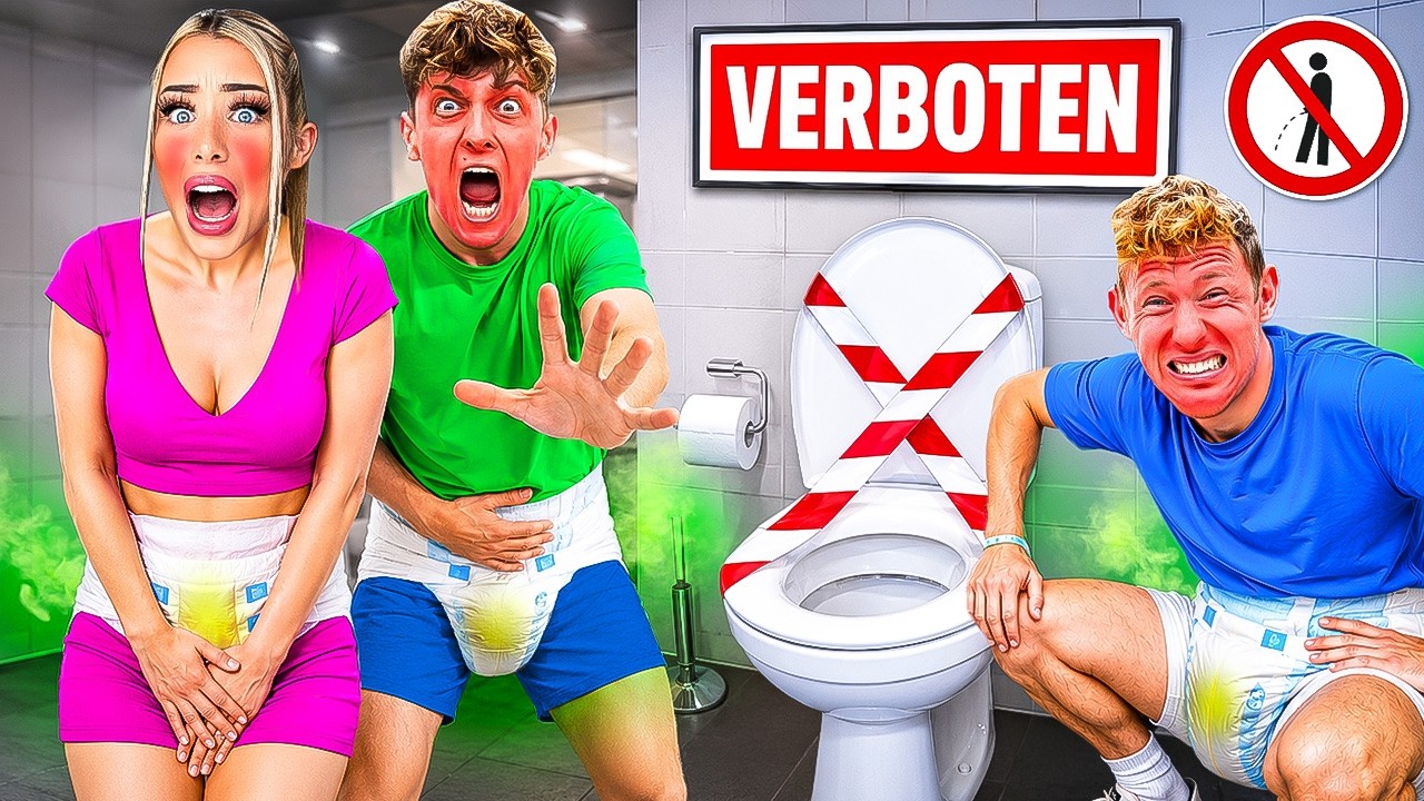 Wer als LETZTES in WINDEL macht gewinnt 10.000&euro;! 😩🚫 (geht schief...)