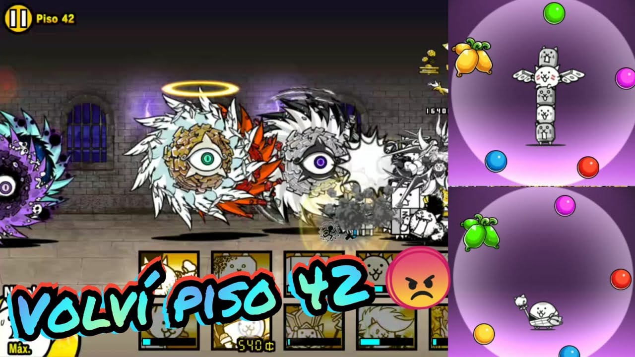 VOLVÍ MAS POTENTE PISO 42, TORRE CELESTIAL | THE BATTLE CATS
