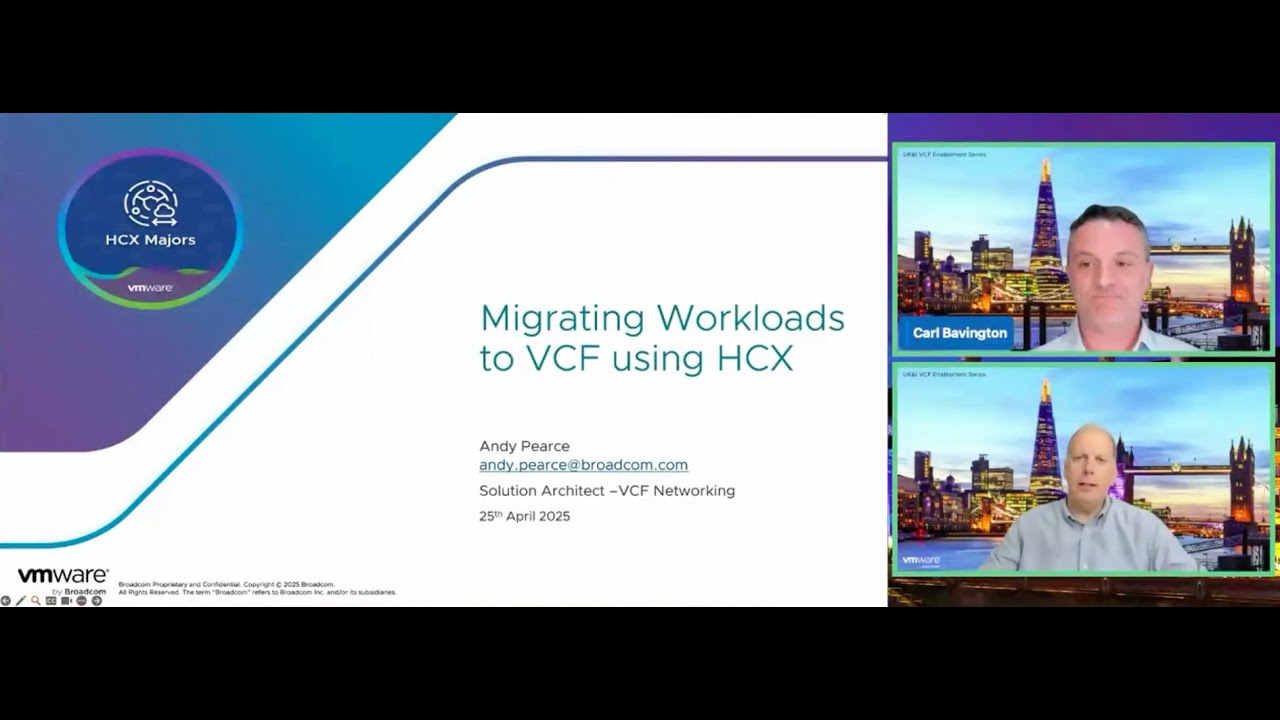 Using HCX to Migrate Workloads into VMware Cloud Foundation